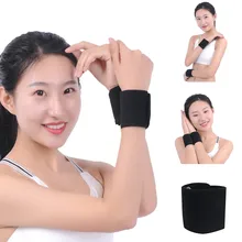 1 шт. Self-нагревательный магнит Скоба для запястья гвардии протектор зимние Утепленная одежда лентой Спортивные Турмалин браслет# YL5