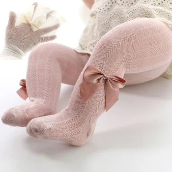 Baby Girl Bow Tights 1