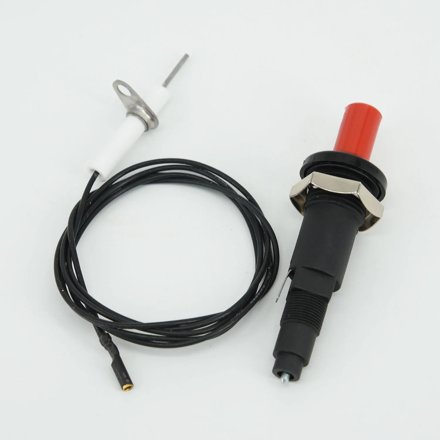 2 Outlet BBQ Gas Grill Piezo Push Button Igniter with Spark Ignition Electrode 