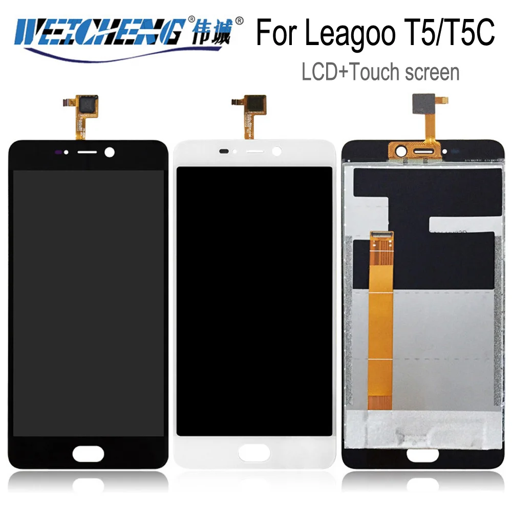 Для LEAGOO T5 ЖК-дисплей Дисплей и Сенсорный экран в сборе запасная часть телефона Дисплей аксессуары для LEAGOO T5C T5 C
