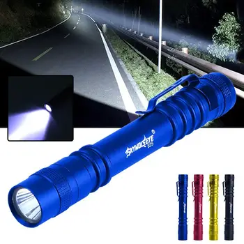 

3500LM XPE LED Flashlights Clip Mini Torch Pen Light AA Lamp Small Lamp