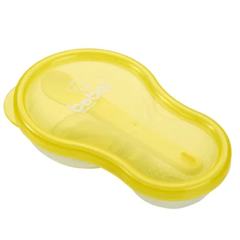 

2Pcs/Set Baby Tableware Dinnerware Spoon Baby Food Baby Dinner Feeding Bowls Dishes Baby Bowl+spoon Feeding Food Tableware