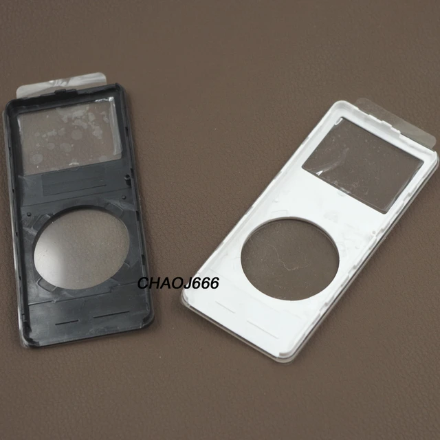 Black White Plastic Front Faceplate Housing Case Cover Lens Window