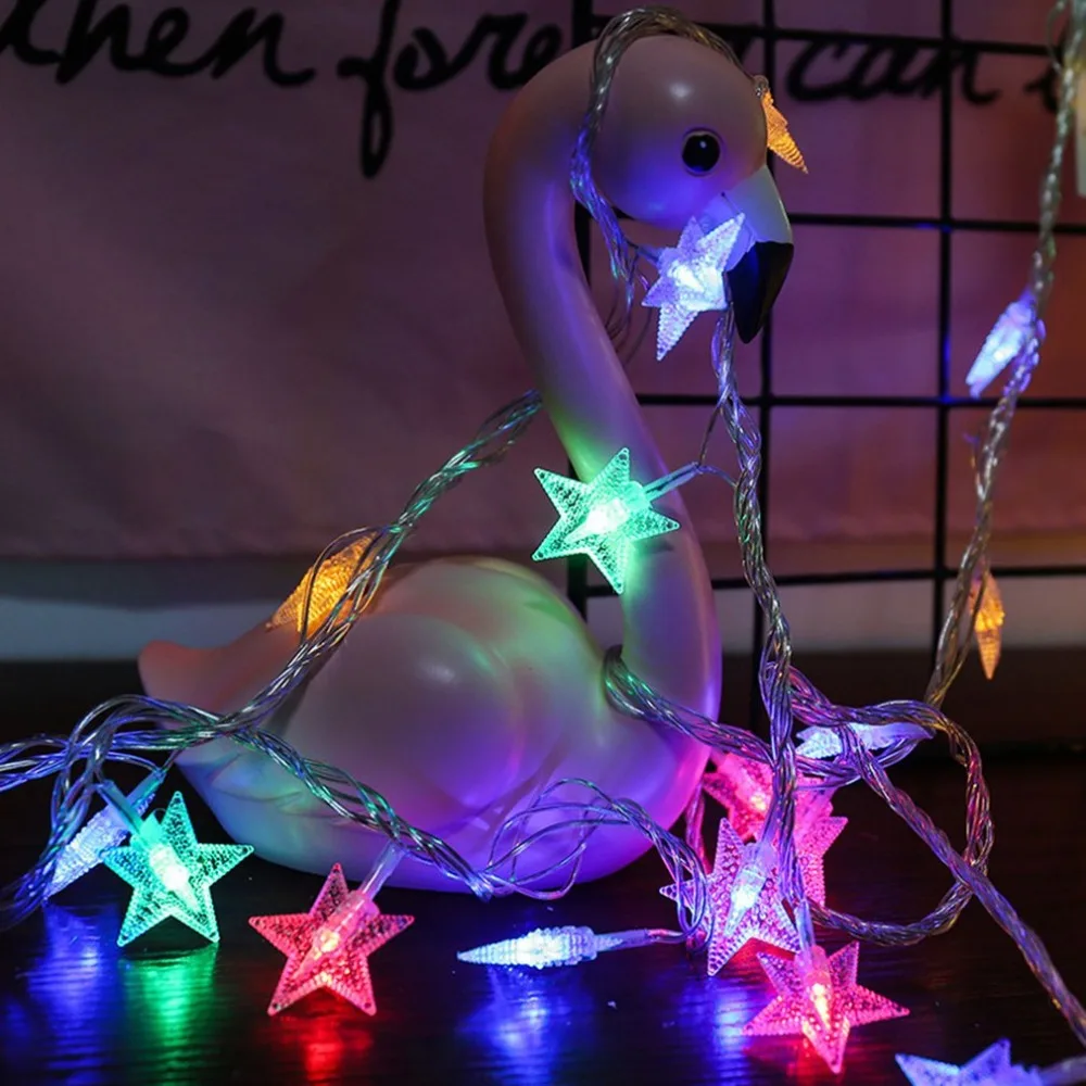Christmas LED Light String Fairy Lights Snowflake Tree Christmas Home Decor
