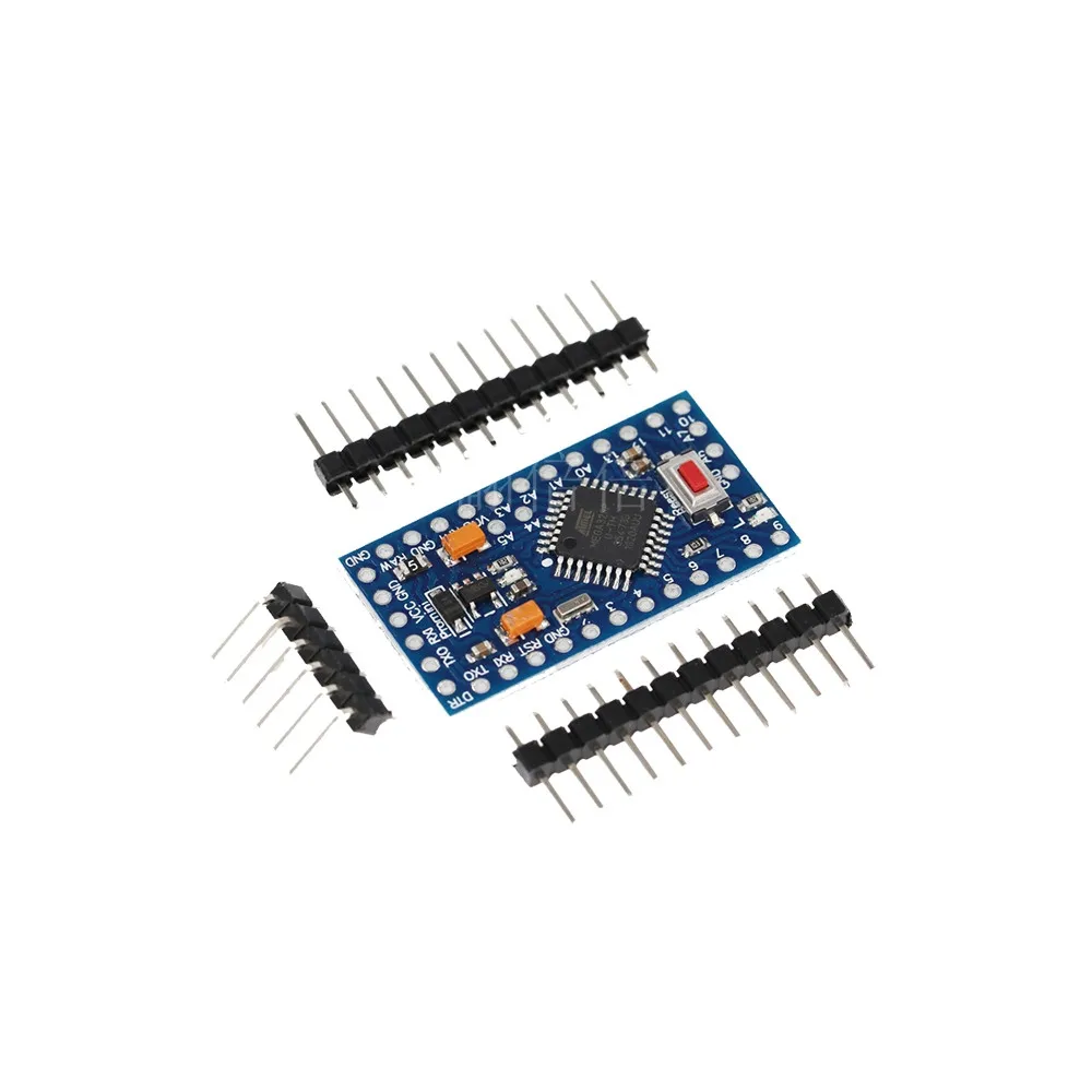 Мини-набор Pro Mini 328 3 В/8 м 5 В/16 ATMEGA328 ATMEGA328P-AU МГц для arduino | Электронные компоненты и