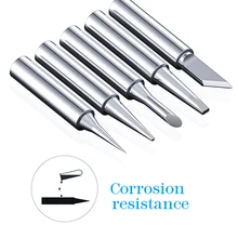 5 шт. 42 мм тонкая припоя Отвертка железный наконечник для сварки станционные инструменты комплект