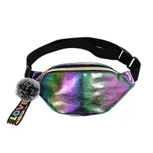 Горячая Распродажа, голографическая забавная сумка, лазерная сумка на пояс, Женская поясная сумка, голограмма, кошелек, модная поясная сумка, bolsa feminina