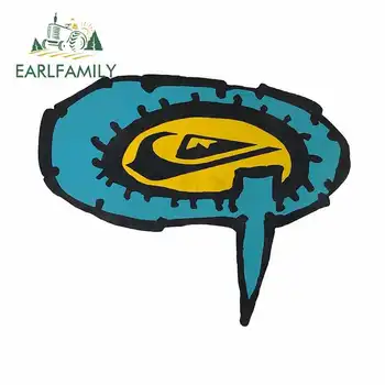 

EARLFAMILY 13cm x 10.5cm for Quicksilver Waterproof Car Stickers Helmet Motorcycle Vinyl JDM Bumper Scratch-proof Camper Decal