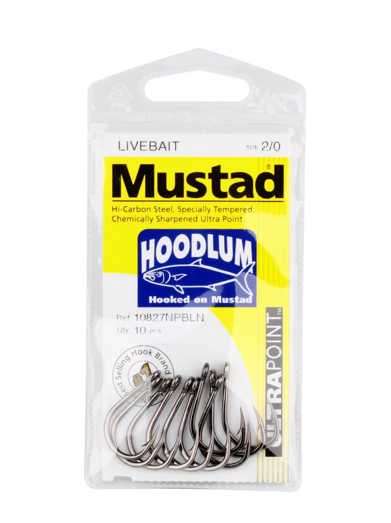 Крючки Mustad глубокий для океанской рыбалки 10827np # 4X сильный Fishh в прямом эфире с