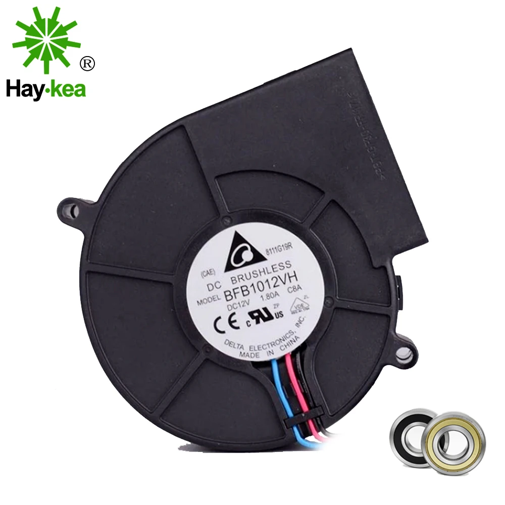 Для delta BFB1012VH AC/DC 12V 1,8 A ветров турбовентилятора 9733 3-контактный промышленный центробежный воздухонагнетатель широкого спектра применения