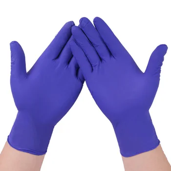 

50PCS Purple Disposable Gloves Latex Dishwashing/Kitchen/Medical /Work/Rubber/Garden Gloves Universal For Left and Right Hand