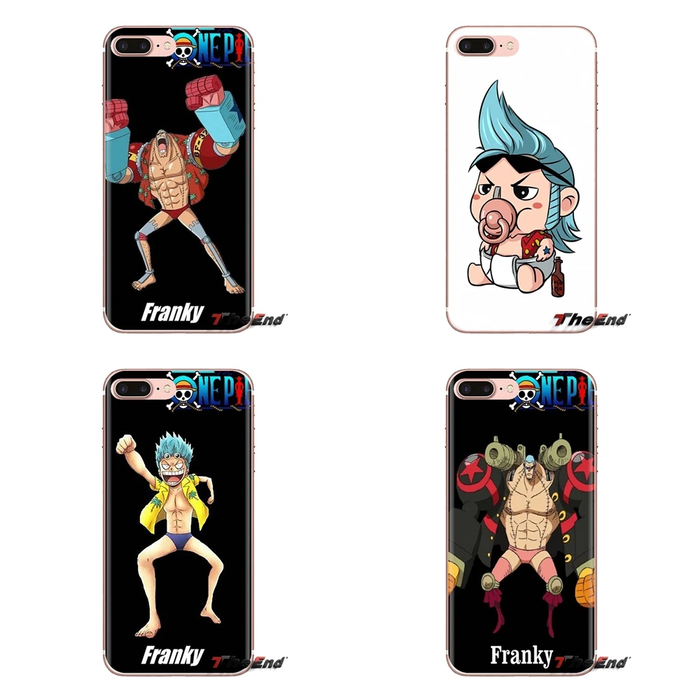 Аниме one piece Franky TPU прозрачная сумка чехол для sony Xperia Z Z1 Z2 Z3 Z5 compact M2 M4 M5 E3 T3 XA Aqua LG G4 G5