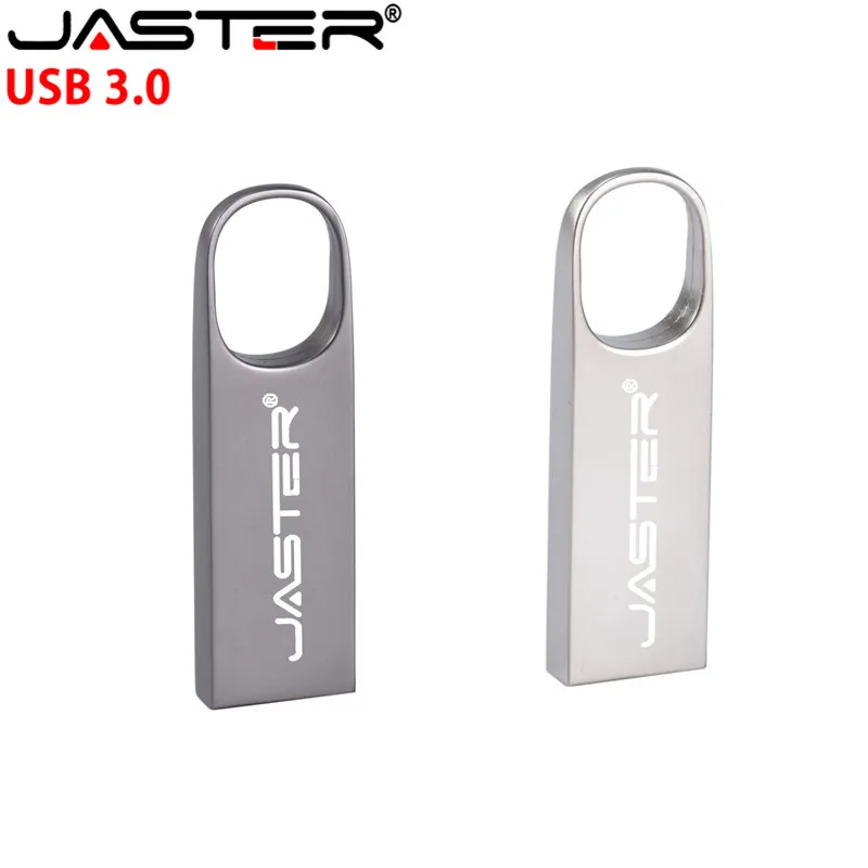 JASTER USB 3,0 металлический USB флеш-накопитель 64 ГБ 32 ГБ 16 ГБ 8 ГБ 4 ГБ USB флешка металлическая ручка-накопитель реальная емкость(более 10 шт. бесплатный логотип