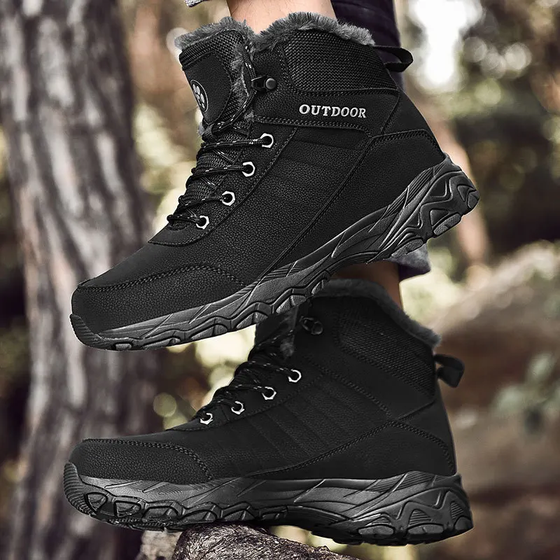 Hot Selling Large Size MEN'S SHOES Outdoor MD Outsole Sports Outdoor Climbing Boots Cotton-padded Shoes M751 Anti-slip Wear