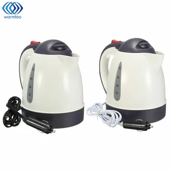 

1000ML Car Hot Kettle Portable Water Heater Travel Auto 12V/24V for Tea Coffee 304 Stainless Steel Large Capacity Vehicle