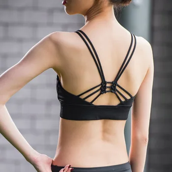 

2009 New lady Fitness Bra Cross Beautiful Back Ring-Free Running Underwear Gym Shirt vests