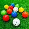 12Pcs 42MM Plastic Airflow Indoor Practice Golf Balls 1