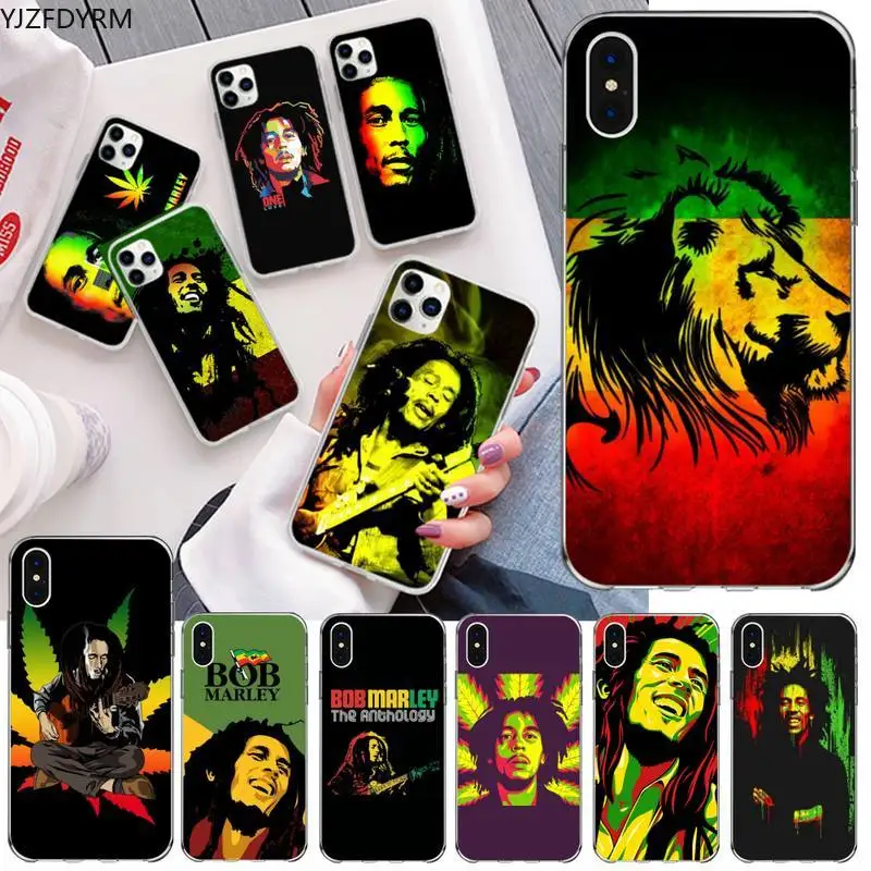 Чехол для телефона BOB MARLEY iphone 12 pro max 11 XS MAX 8 7 6 6S Plus X 5S SE 2020 XR | Мобильные телефоны и