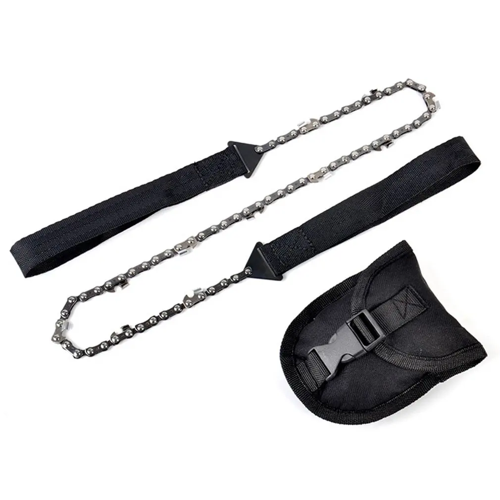 

Portable Handheld Survival Chain Saw Emergency Chainsaw Outdoor Camping Hiking Handsaw with Bag Wood Cutting Tool Sale