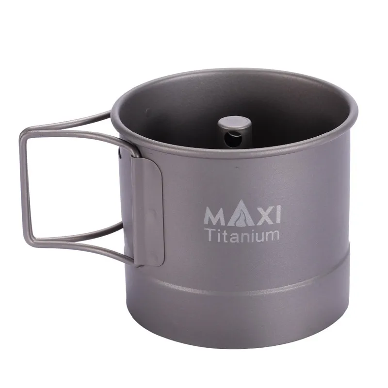 TOAKS MAXI titanium Moka плита эспрессо кофейник Сверхлегкий Открытый Удобный мокко горшок