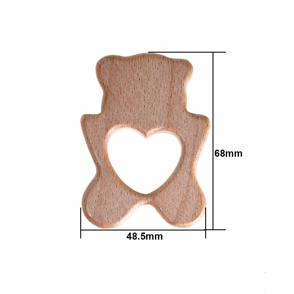 Beech Wooden Bear (3)