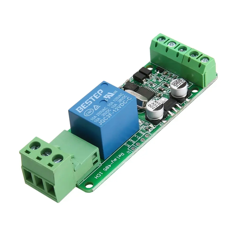 1 шт. Modbus RTU канал 12 В релейная Выходная плата модуль переключатель вход RS485 / TTL