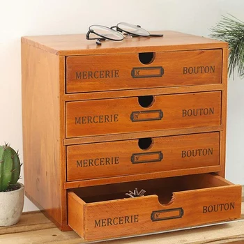 

Storage Box Jewelry Box European-Style Wooden Storage Wedding Gift Makeup Storage Box