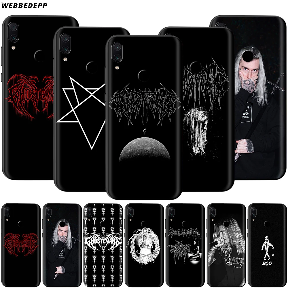 

Webbedepp Mercury Retrograde Ghostemane Case for Xiaomi Redmi Note 8 MI 3 6 8 9 A1 A2 A3 5X 6X 9T CC9 Lite SE Pro Max F1