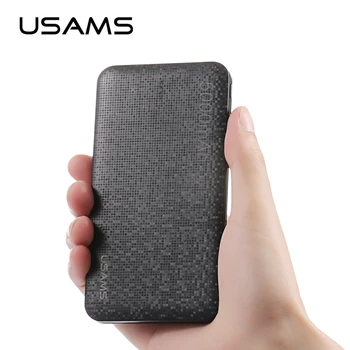 

USAMS Universal 5000mAh power bank External battery dual USB powerbank for phone charger