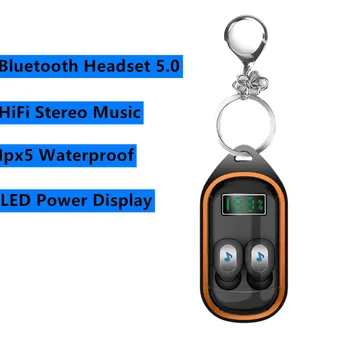 

Mini Bluetooth 5.0 Headset Wireless Sports Headphones Earbuds Stereo Handfree With Charging Case Earbuds