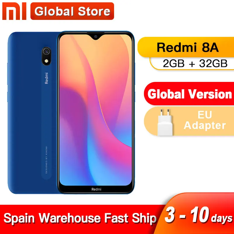 Международная глобальная версия смартфона Xiaomi Redmi 8A 32 ГБ 2 Гб 5000 мАч Восьмиядерный
