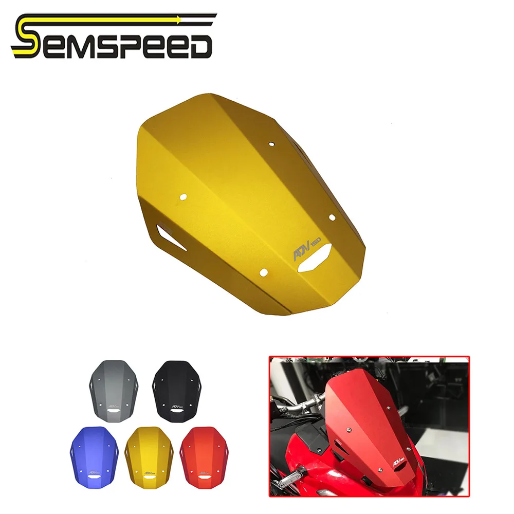 Ветрозащитный экран SEMSPEED с логотипом ADV 150 защита для лобового стекла Honda adv150 2019