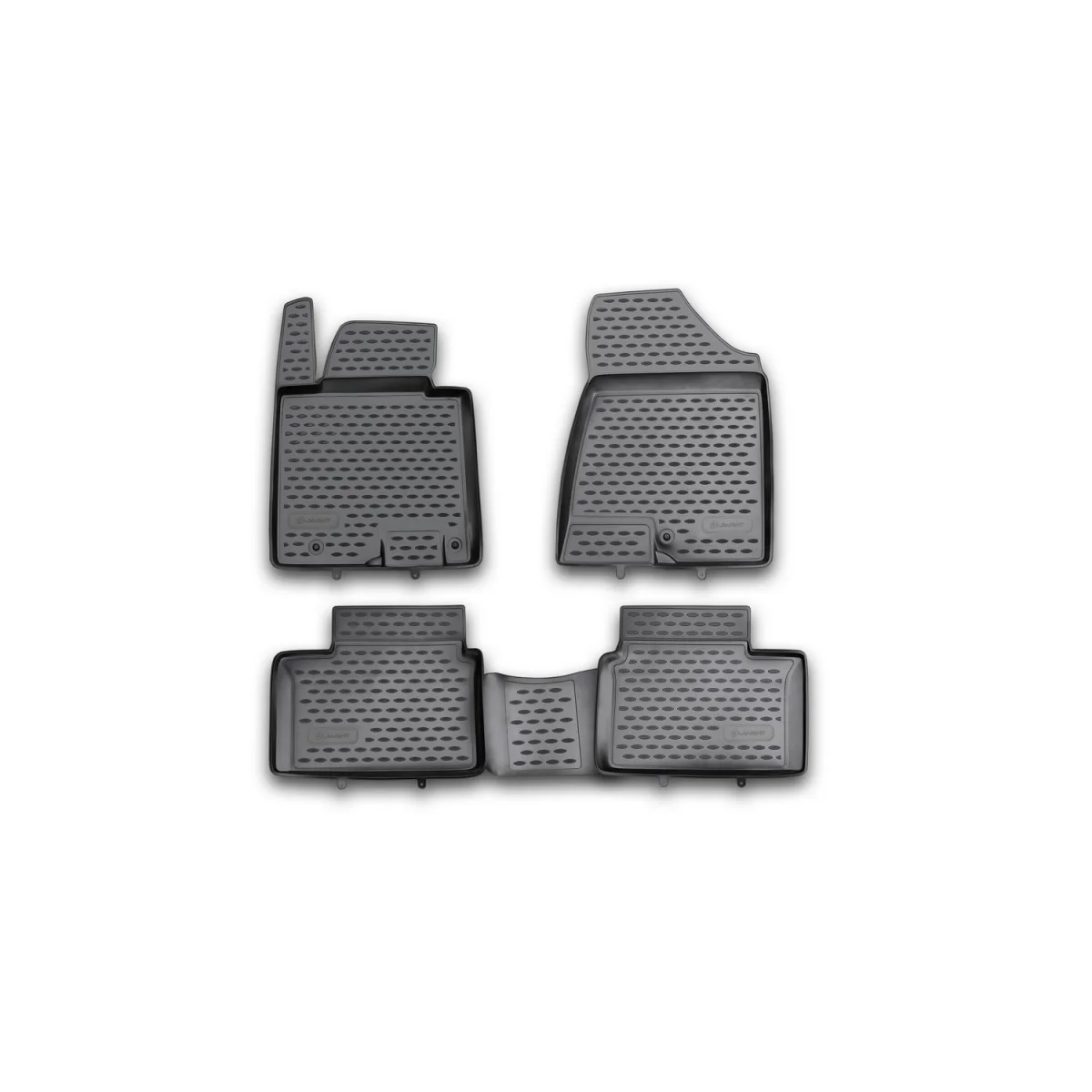 Floor mats Kia Cee 'd(II), 2012-, 4 PCs(PU)(cyan
