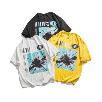 

2020 New Summer Korean Original Men's Picture Printing Casual T-shirt High-quality Cotton M-2XL Shirt