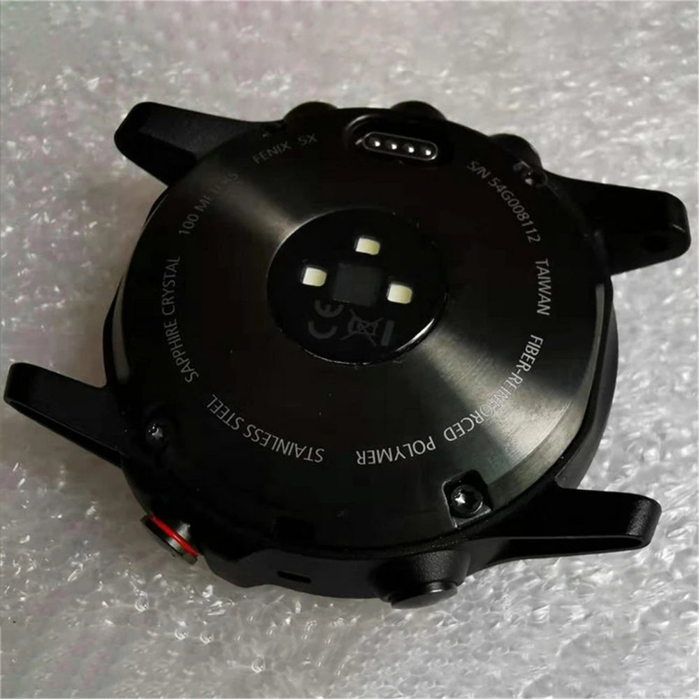 Задняя крышка с кнопками для Garmin FENIX 5x спортивные умные часы Оригинальные Запасные насадки для ремонта батареи