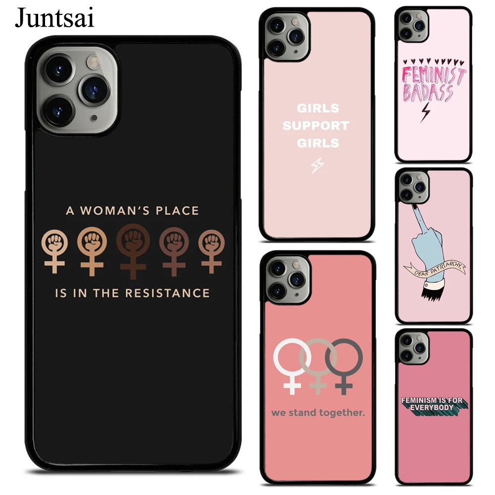 Feminist Quotes Girl Power Case For Iphone 12 Mini 11 Pro Max X Xr Xs Max Se 6s 7 8 Plus 5 Cover Phone Case Covers Aliexpress