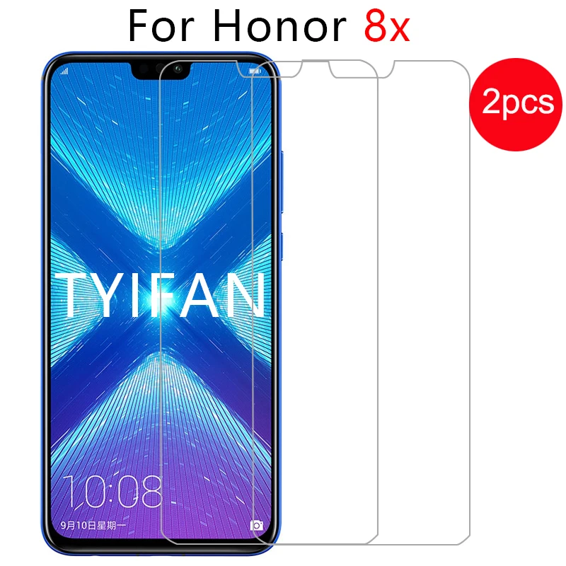 2 шт. закаленное стекло для Honor 8x Защитное телефона Huawei Honor8x 8 X X8 Защитная пленка