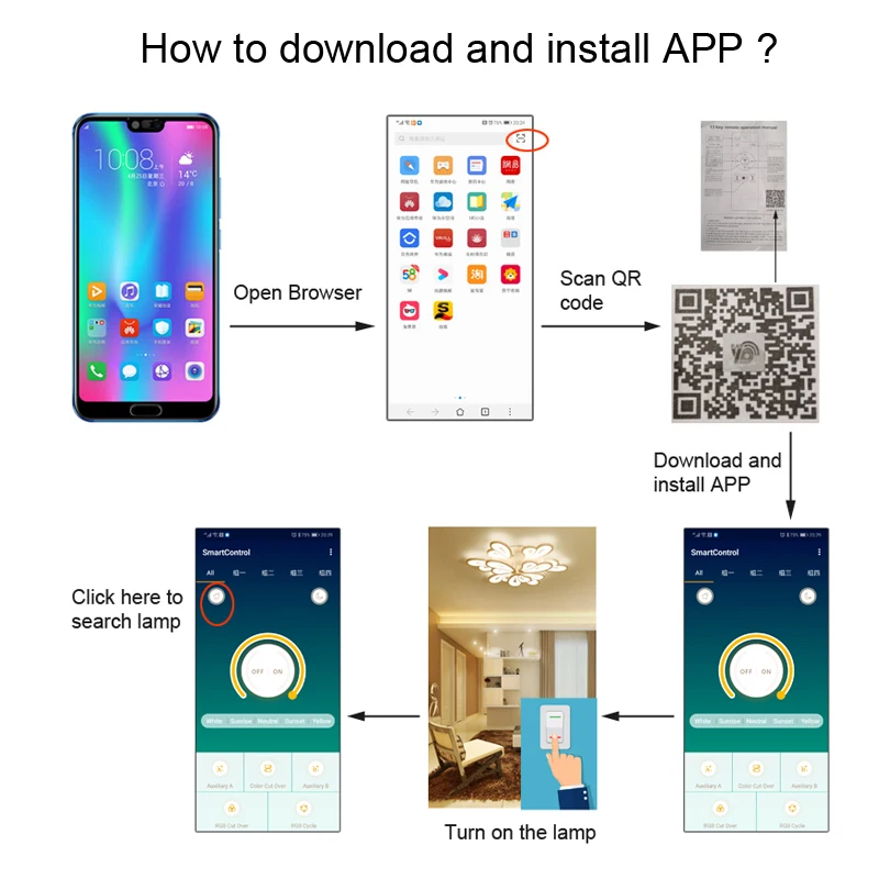 Приложение управления светодиодный трансформатор с регулируемой яркостью и