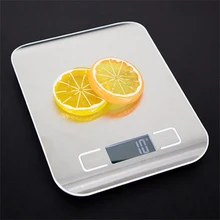 

5Kg Household Kitchen Scale Stainless Steel Weighing Scale For Food Diet Balance Measuring LCD Precision Electronic Scales