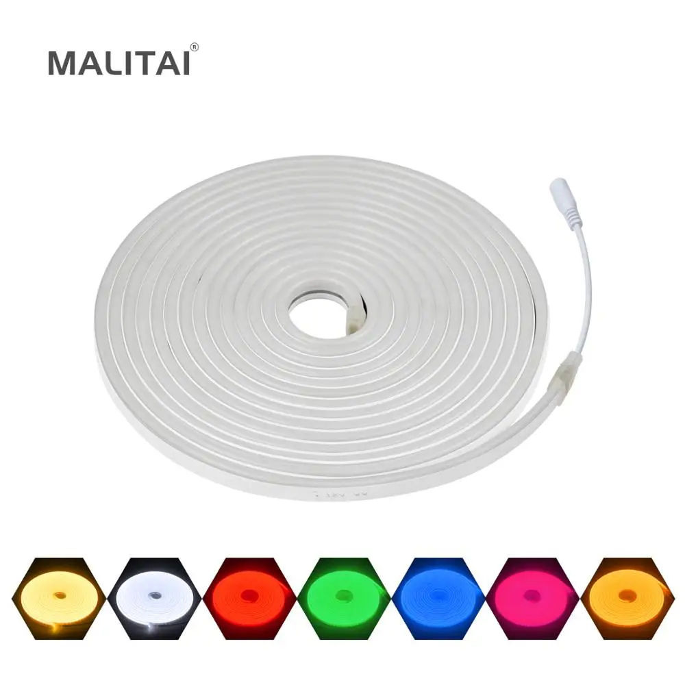 

Soft Flexible LED Strip Neon light 12V Waterproof Neon RGB Tape Ribbon lamp Outdoor backlight Garland Decor Advertising light