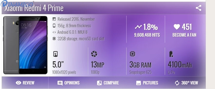 Dinamico акция для Xiaomi Redmi 4Pro ЖК сенсорный экран дигитайзер для Redmi 4 Prime дисплей Панель Стекло в сборе 3 ГБ