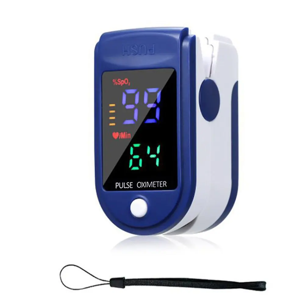 Fingertip Pulse Oximeter Portable Finger Sports Clip LED Color Screen Heart Rate Monitor Oximetro | Красота и здоровье