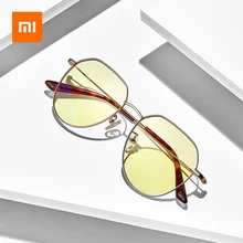 Xiaomi ANDZ анти синий луч очки блокирующий фильтр компьютерные очки анти голубой свет очки унисекс Мода Металлическая оправа для очков