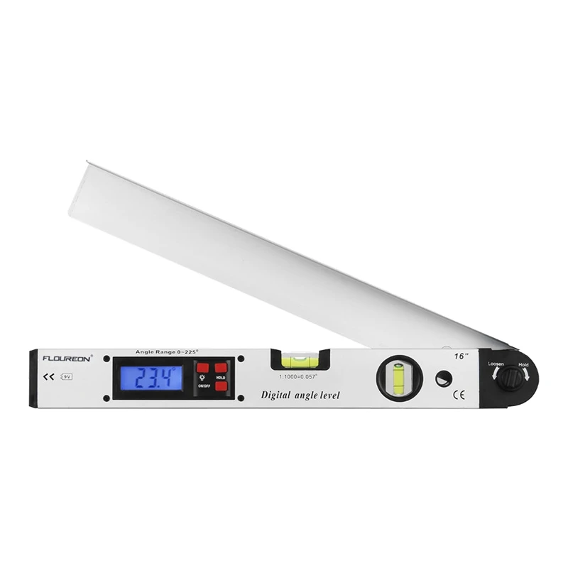  0~225 degree Protractor Spirit Level Digital Angle Finder Gauge Meter