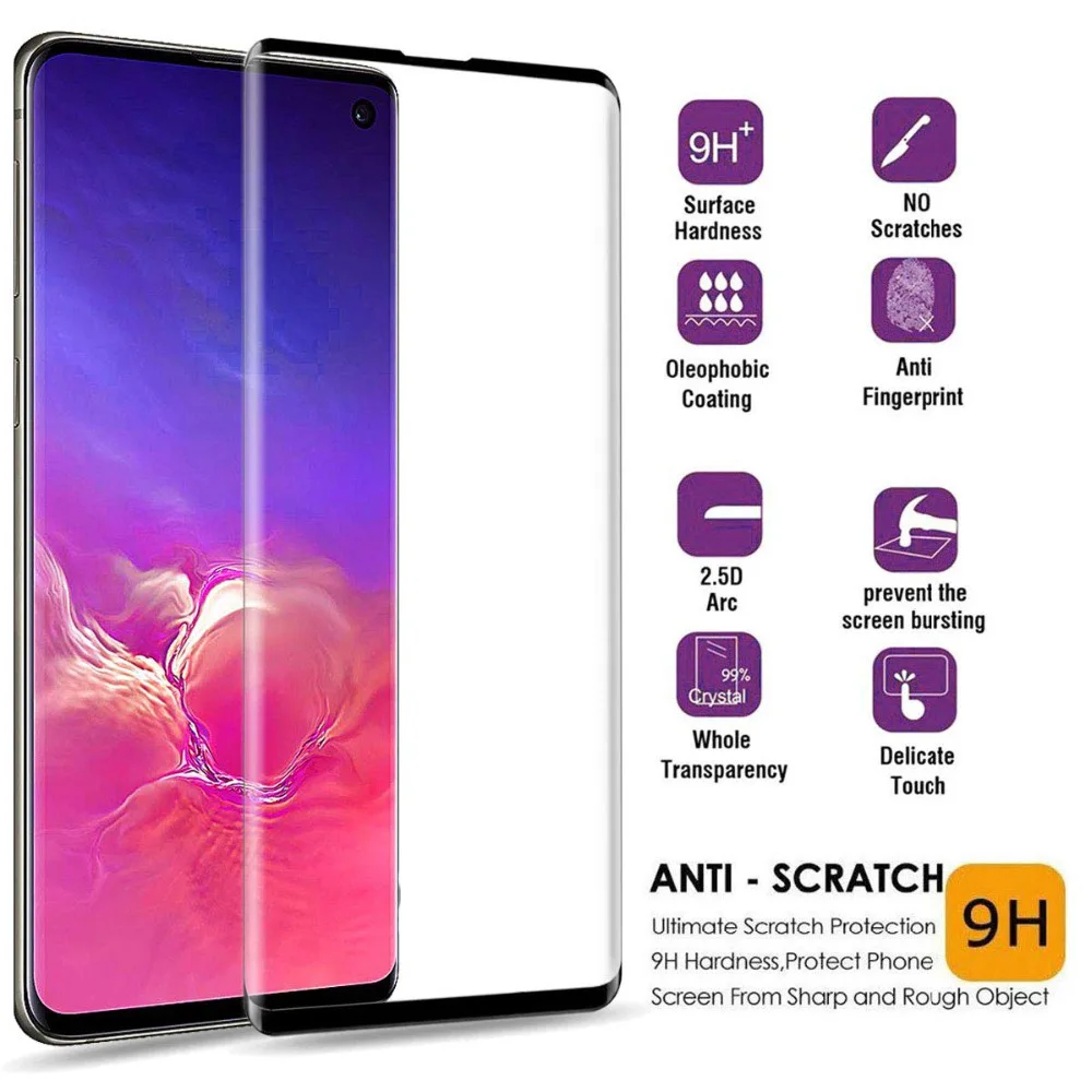 2-PCS-For-Samsung-Galaxy-S10-S10-Plus-S10e-Tempered-Glass-9H-2-5D-Premium-Screen (2)