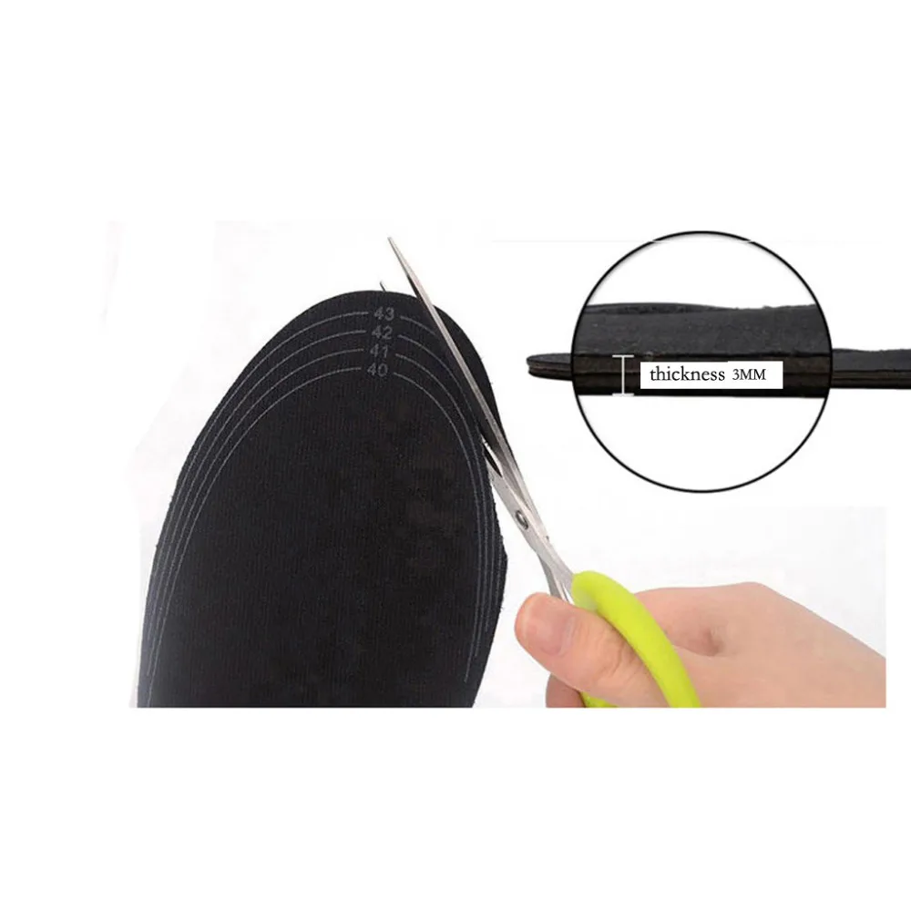 USB Heated Shoe Insoles Foot Warmer Sock Mat Winter Outdoor Sports Heating #4N20 (2)