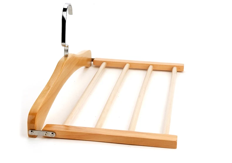 Wood Multi-Functional Pants Hanger Rack Perchas Para Pantalones Towel Scarf Hanger Closet Wardrobe Organizer Space Saving Hanger