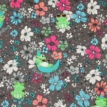 140*50 см цветок лягушка Хлопок Ткань Детские День рождения обои/Diy ручной работы дизайнерское постельное белье домашний кошелек из ткани одеяло