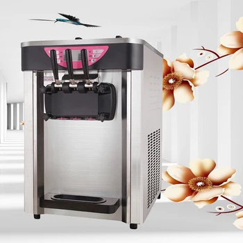

support pizza cone system illigent automatic Soft ice cream machine commercial ice cream maker with airpump precool