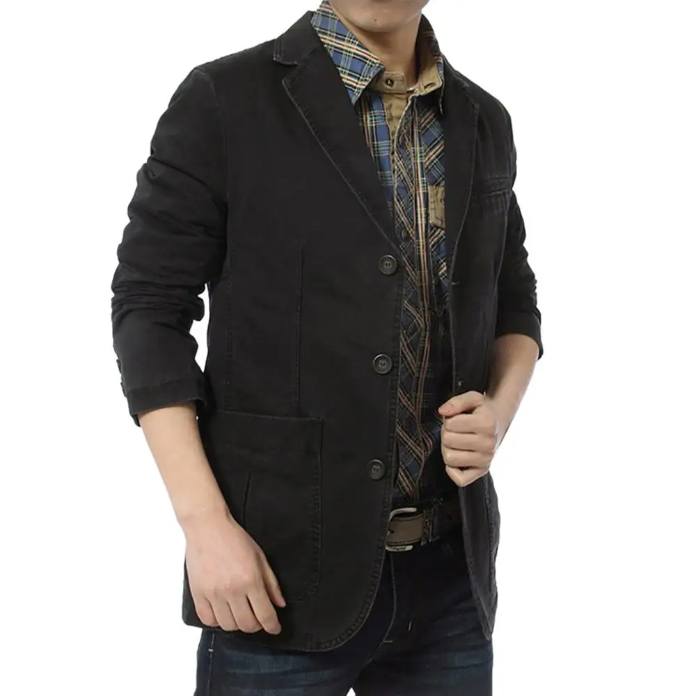 Мужской костюм куртка мода Slim Fit один-breaste костюм для вечеринки блейзер сплошной цвет размера плюс с длинным рукавом Повседневный костюм платье